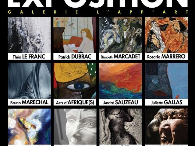 Galerie L'App'art exposition rétrospective de l'année 2023